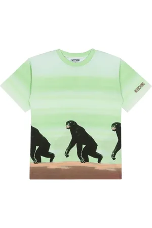 Moschino Playera con mono estampado