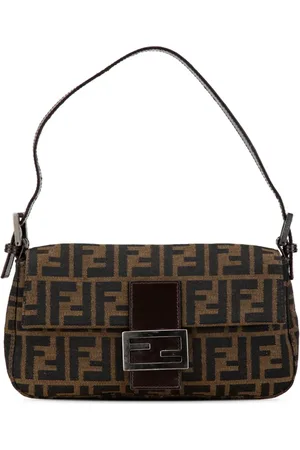 Fendi Bolsa de hombro Zucca Canvas Baguette 2000-2010
