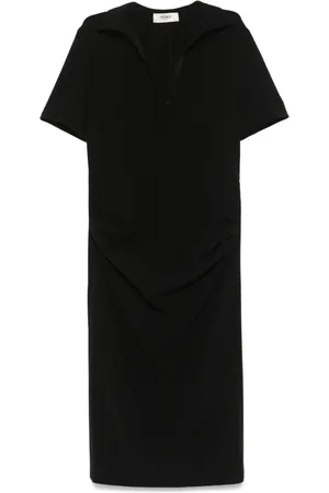 Fendi Vestido midi cady