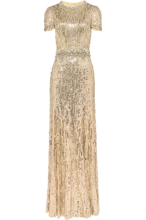 Jenny Packham Vestido Celeste