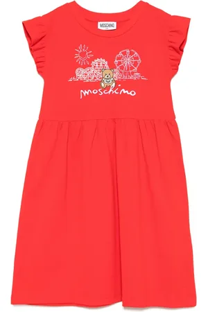 Moschino Vestido con logo bordado