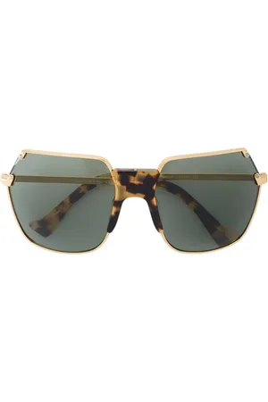 GREY ANT Angular Aviator Sunglasses