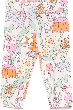 Stella McCartney Leggins con estampado forestal