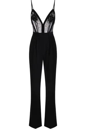 Elisabetta Franchi Jumpsuit de crepé ligero