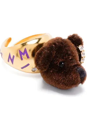 YVMIN Anillo con oso afelpado