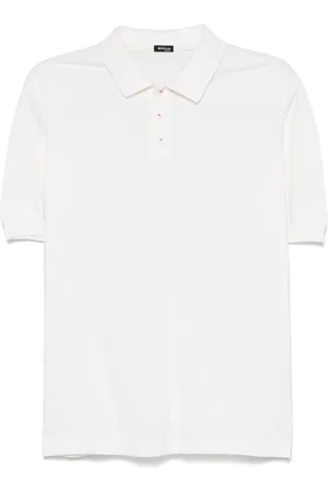 Kiton Playera tipo polo de tejido fino