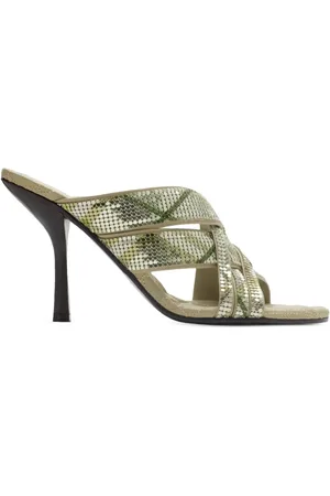 Burberry Mules con motivo de cuadros y tacón de 90mm