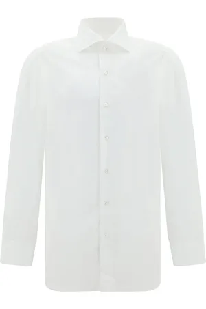 Finamore Camisa con cuello italiano
