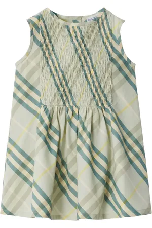Burberry Vestido con motivo de cuadros