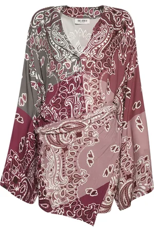 The Attico Vestido con estampado de bandana