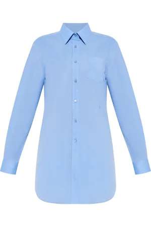 Moschino Vestido camisero con logo bordado