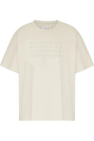 Maison Margiela Playera con logo estampado