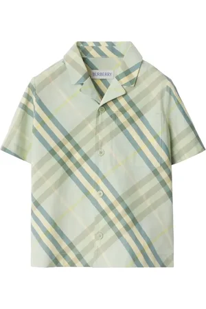 Burberry Camisa con cuadros estampados
