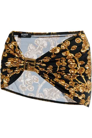 Balmain Pareo con estampado geométrico