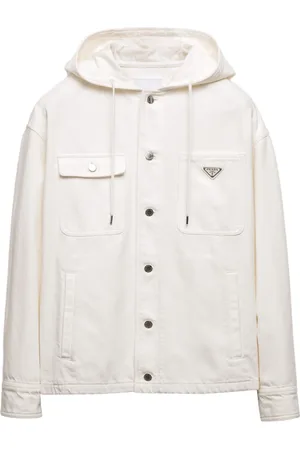 Prada Camisa de mezclilla con capucha