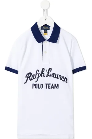 Ralph Lauren Playera tipo polo con logo estampado