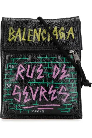 Balenciaga Bolsa crossbody Small Lambskin Graffiti Explorer 2020-2024