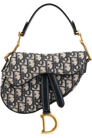 Dior Bolsa satchel Mini Oblique Canvas Saddle Bag 2019