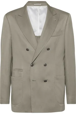 Brunello Cucinelli Blazer con diseño desconstruido