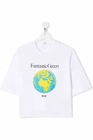 Msgm Playera con estampado gráfico