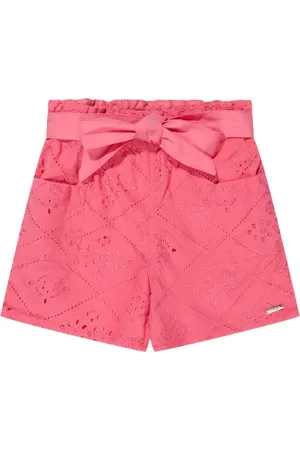Guess Shorts con bordado inglés