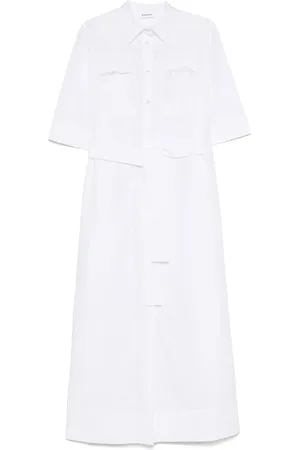 P.A.R.O.S.H. Vestido largo con bordado floral