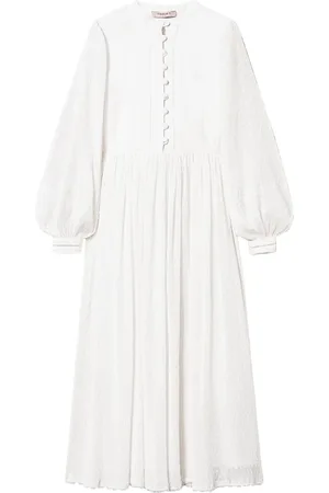 Twin-Set Vestido largo Plumetis