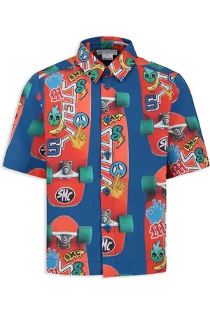 Stella McCartney Camisa con estampado gráfico