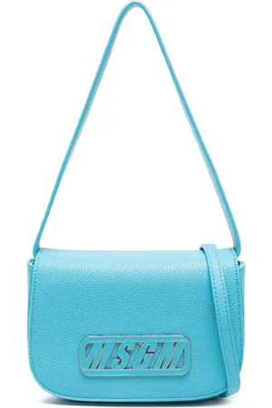 Msgm Bolsa de hombro con placa del logo