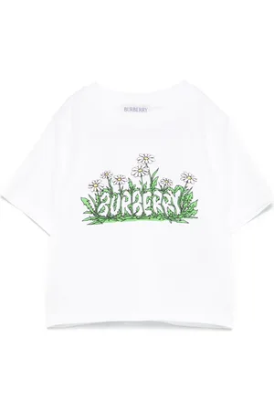 Burberry Playera con logo estampado