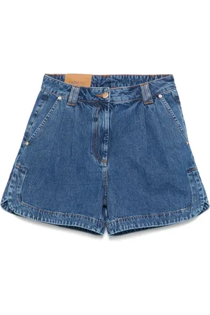 Farm Rio Shorts de mezclilla con pinzas