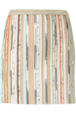 Missoni Falda corta con rayas estampadas