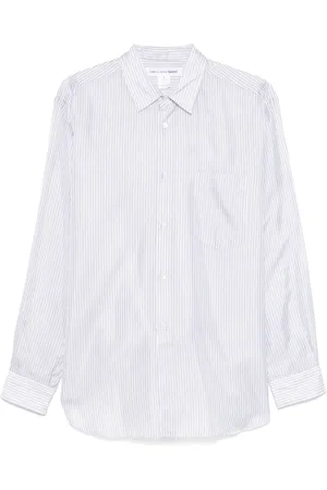Comme des Garçons Camisa con rayas estampadas