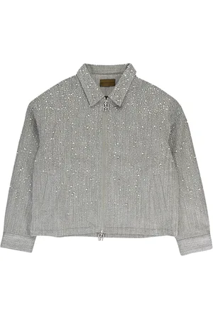 BIRTH OF ROYAL CHILD Chamarra con detalles de strass