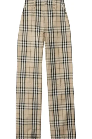 Burberry Jeans con motivo de cuadros