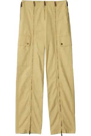 Burberry Pantalones rectos con cierre