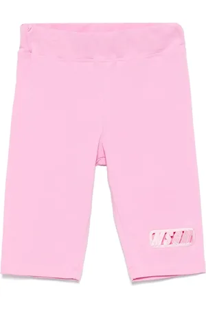 Msgm Shorts con logo bordado
