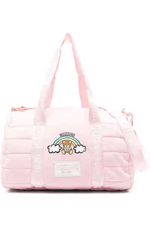 Moschino Pañalera con parche del logo