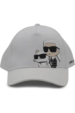 Karl Lagerfeld Logo-patch cotton cap
