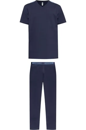 Moschino Pijama con franja del logo