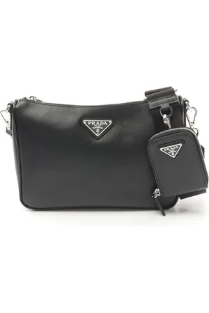 Prada Bolsa de hombro con logo triangular 2010
