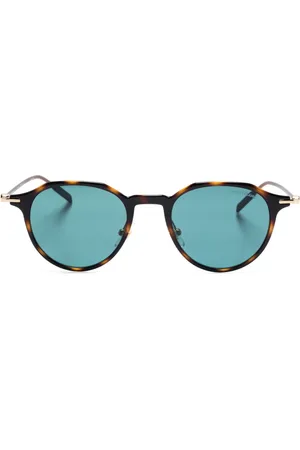 Montblanc Lentes de sol con armazón redonda