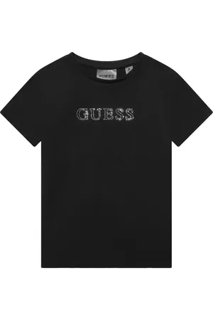 Guess Playera con logo de lentejuelas