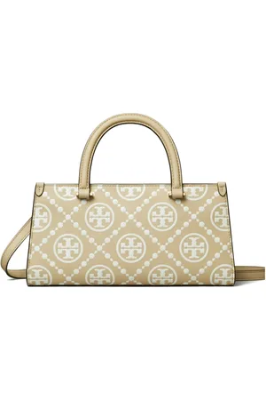 Tory Burch Tote con monograma T en relieve pequeña