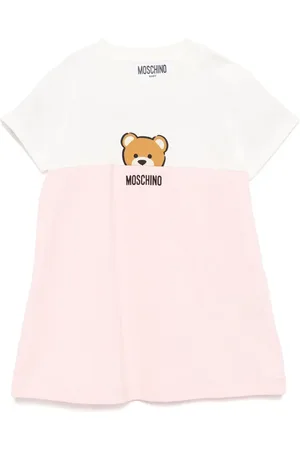 Moschino Vestido con logo estampado