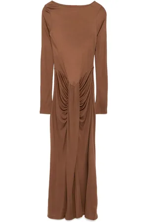 Staud Vestido midi con diseño drapeado