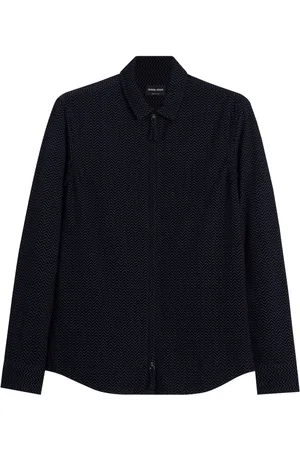 Giorgio Armani Camisa con motivo chevron