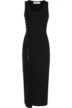 Paco rabanne Vestido midi con apliques