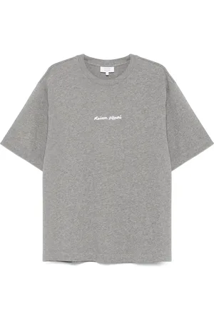 Maison Kitsuné Playera con logo bordado