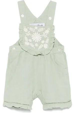 Tartine Et Chocolat Romper con bordado floral